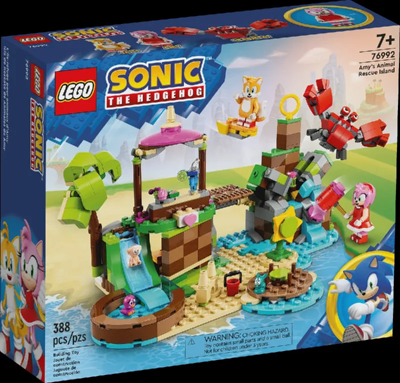 Stimulating and engaging LEGO playLego Sonic The Hedgehog - Amy's Animal Rescue Island 76992