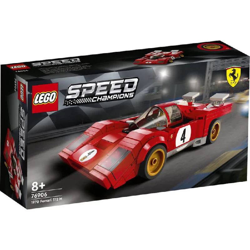 Fostering patience and perseverance LEGOLEGO Speed Champions 1970 Ferrari 512 M 291 Piece Building Set (76906)