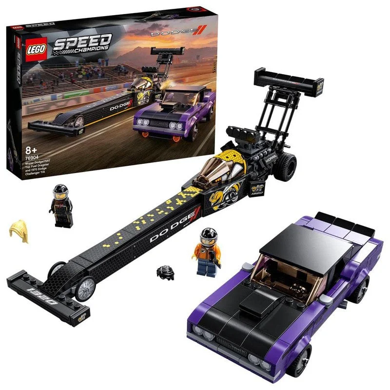 Stress-relieving LEGO buildingLego Speed Champions Mopar Dodge SRT Top Fuel Dragster & 1970 Dodge Challenger Building Blocks Set (672 pcs) Stress-relieving LEGO buildingLego Speed Champions Mopar Dodge SRT Top Fuel Dragster & 1970 Dodge Challenger Building Blocks Set (672 pcs)