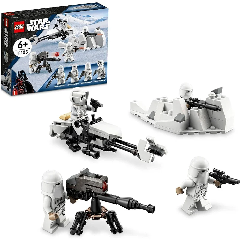 Gender-neutral LEGO toysLEGO Star Wars Snowtrooper Battle Pack 75320 Toy Building Kit (105 Pieces) Gender-neutral LEGO toysLEGO Star Wars Snowtrooper Battle Pack 75320 Toy Building Kit (105 Pieces)