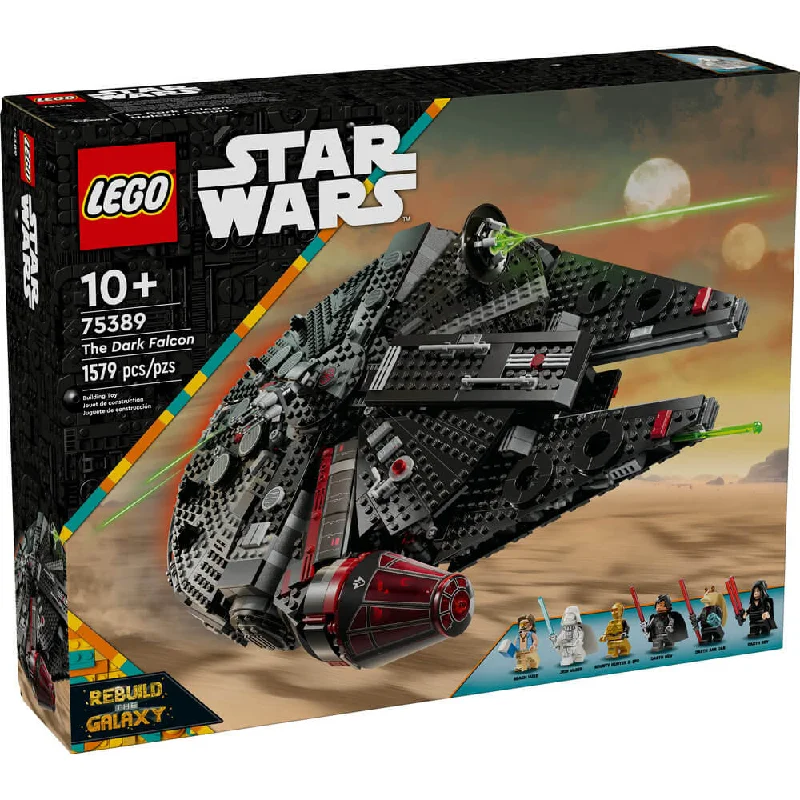 Intricately designed LEGOLEGO® Star Wars™ The Dark Falcon 1,579 Piece Building Kit (75389) Intricately designed LEGOLEGO® Star Wars™ The Dark Falcon 1,579 Piece Building Kit (75389)