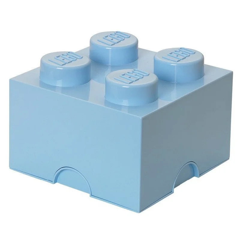 Environmentally friendly LEGO materialsLego Storage Box - Plastic Brick 4 (Light Blue)
