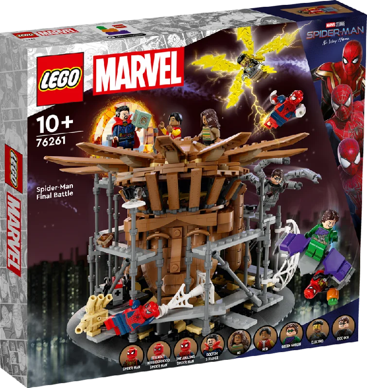 Precisely scaled LEGO miniaturesLEGO Super Heroes Spider-Man Final Battle 76261