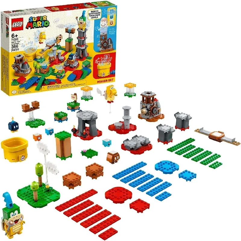 Inspiring future engineers LEGOLEGO Super Mario Master Your Adventure Maker Set 71380 Building Kit; Collectible Gift Toy Playset for Creative Kids, New 2021 (366 Pieces) Inspiring future engineers LEGOLEGO Super Mario Master Your Adventure Maker Set 71380 Building Kit; Collectible Gift Toy Playset for Creative Kids, New 2021 (366 Pieces)