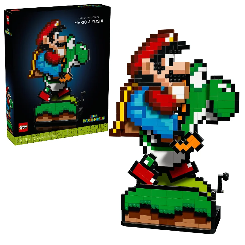 Encouraging resourcefulness LEGOLEGO 71438 Super Mario World: Mario & Yoshi Nintendo Gift for Adult Fans, Mario Collectible Playset, Pixelated Nintendo Figures, Playful Display Model, Fun Room Décor, 71438