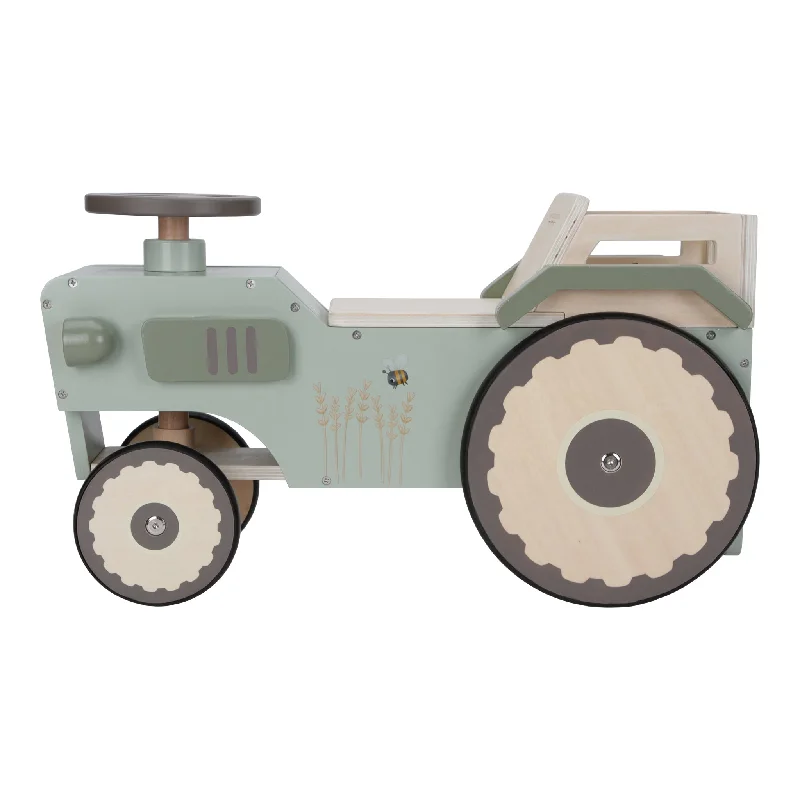 historically inspired wooden toys that teach history                   Little Dutch - Wooden Ride On Tractor - Little Farm