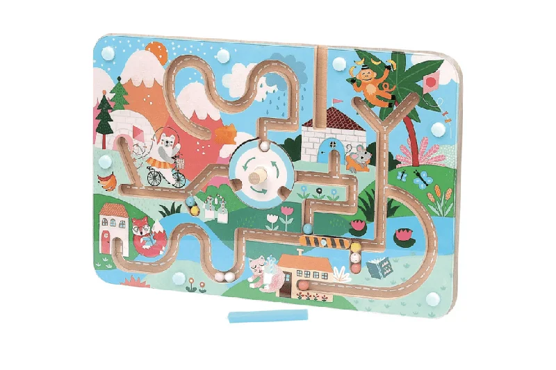 historically accurate and educational wooden toys that teach about cultures                   Magnetic Labyrinth / Maze
