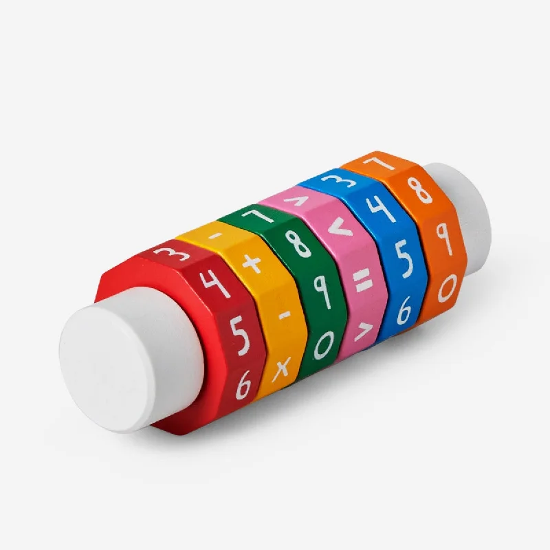 traditional wooden toys                   Maths on a Roll