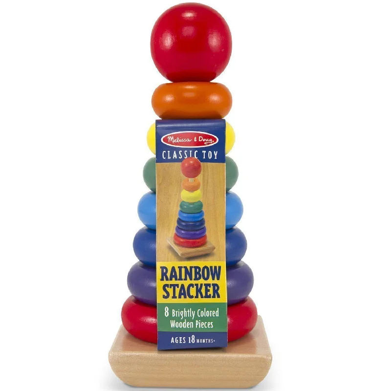 timeless wooden toys                   Melissa and Doug Rainbow Stacker Toy Wooden