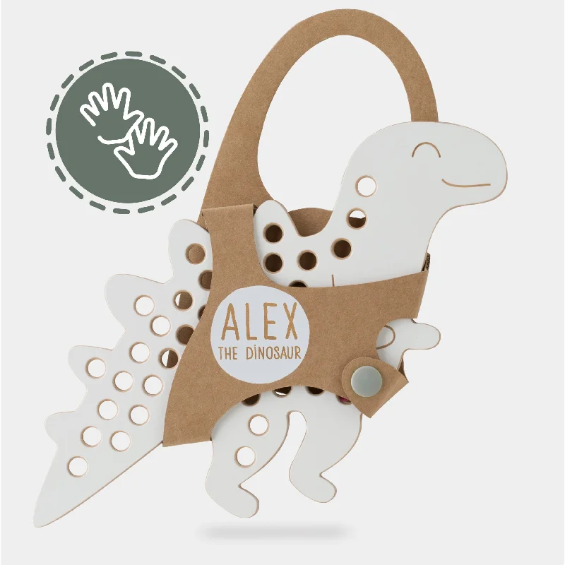 colorful and cheerful wooden toys                   Milin Alex The Dinosaur