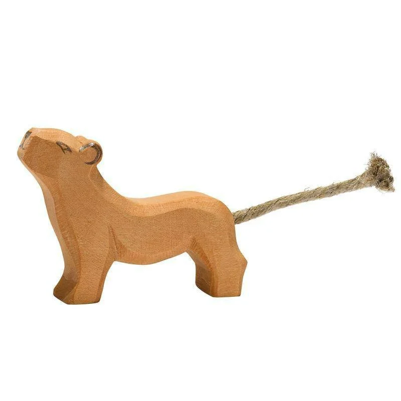 intricately designed wooden toys                 Ostheimer Baby Lion, Head High