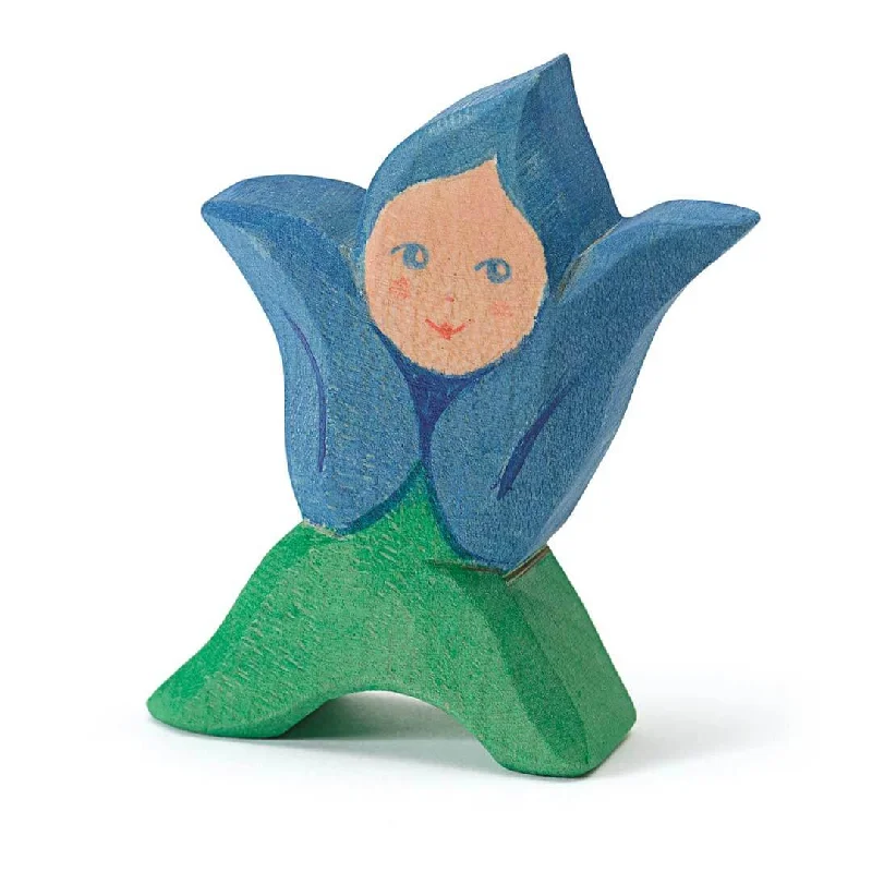 colorful and cheerful wooden toys                   Ostheimer Flower Children - Gentian