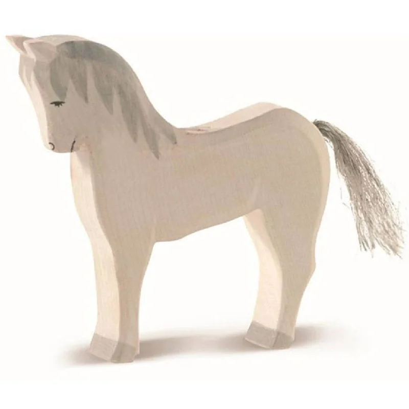 tactile wooden toys                   Ostheimer Horse, White