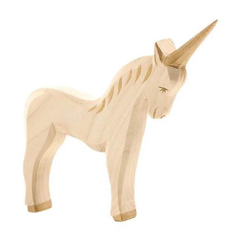 enchanting wooden toys for children                   Ostheimer wooden unicorn