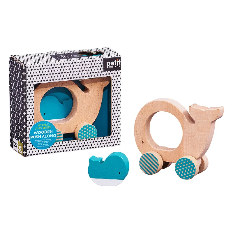 eco-conscious wooden toys that promote sustainability Petit Collage Wooden Push Along Animal Car Whale 2.0 eco-conscious wooden toys that promote sustainability Petit Collage Wooden Push Along Animal Car Whale 2.0