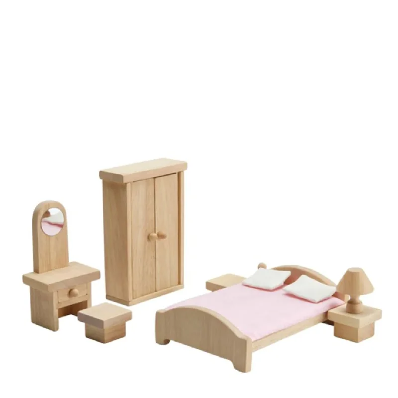 durable wooden toys                  Wooden Dollhouse Furniture - Classic Bedroom