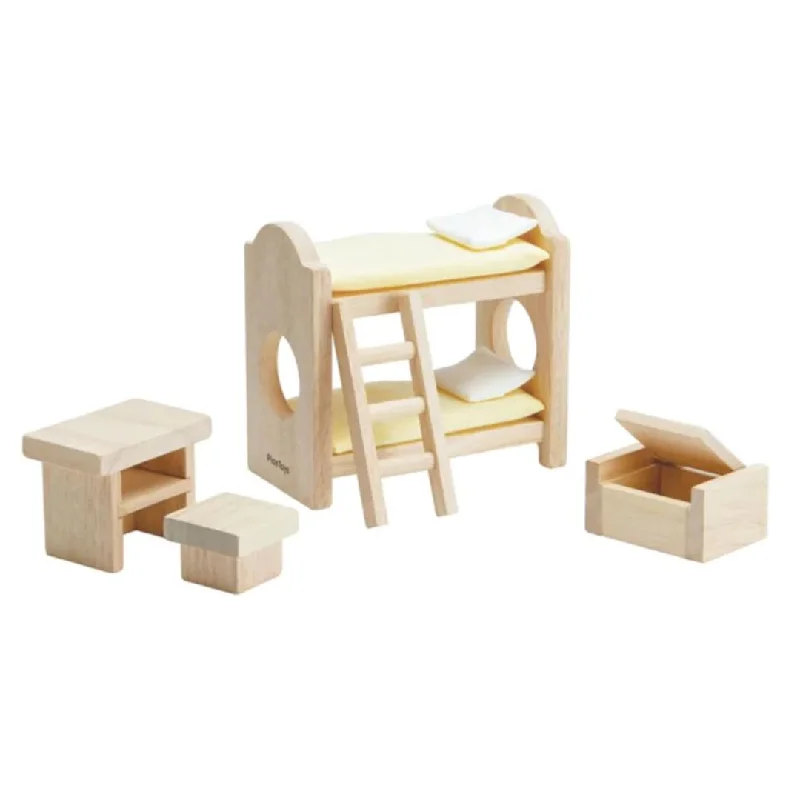 sustainably sourced wooden toys                   Wooden Dollhouse Furniture - Children's Bedroom