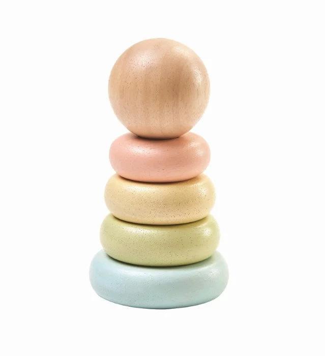 enchanting wooden toys that bring joy and happiness to children Plan Toys First Stacking Ring Pastel enchanting wooden toys that bring joy and happiness to children Plan Toys First Stacking Ring Pastel