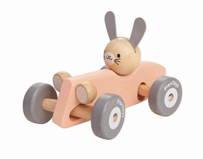 charming wooden toys                   Plan Toys Bunny Racing Car