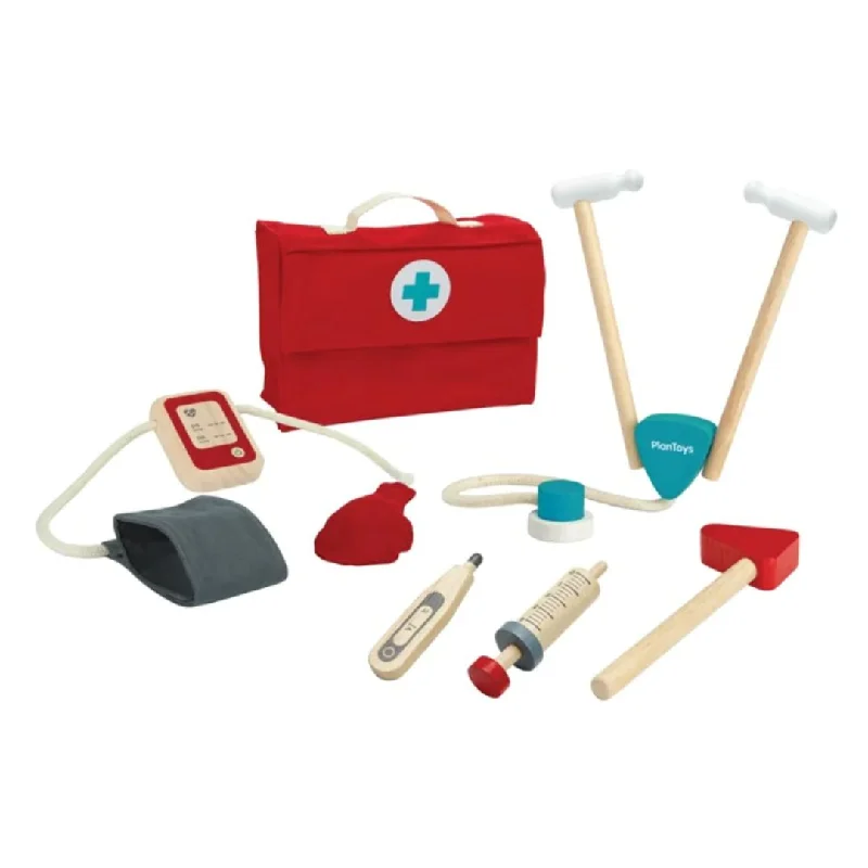 thoughtfully designed wooden toys              Wooden Doctor's Kit