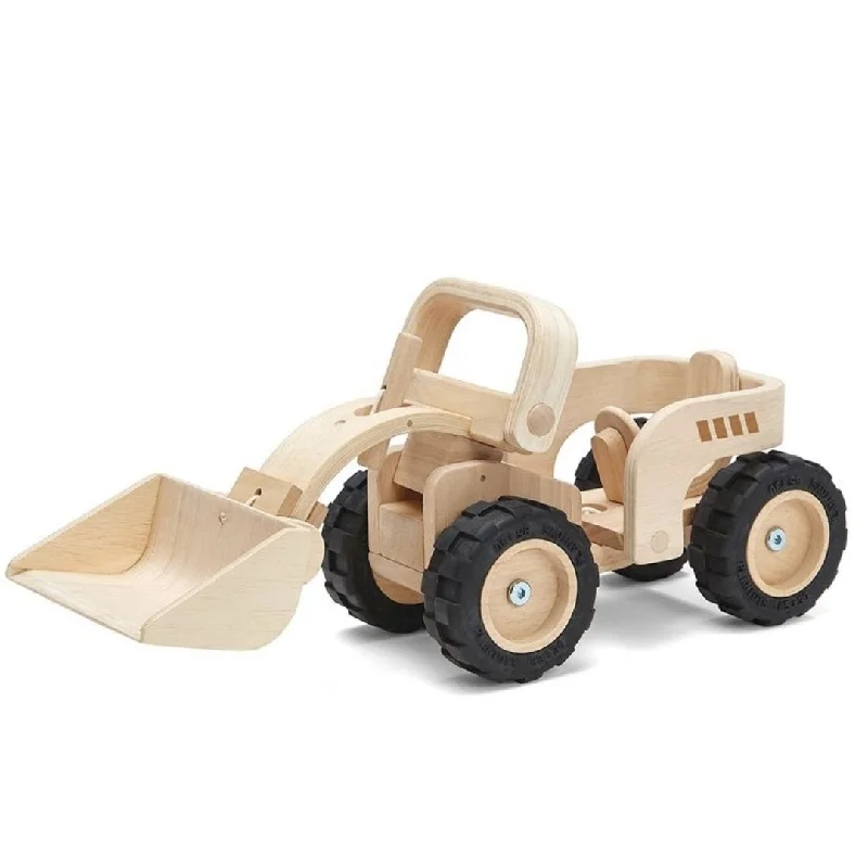 safe and appropriate wooden toys for young children                   Wooden Bulldozer