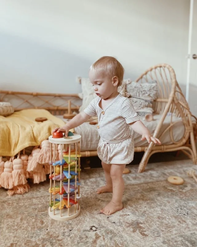 classic wooden toys for kids                Pound A Ball Tower
