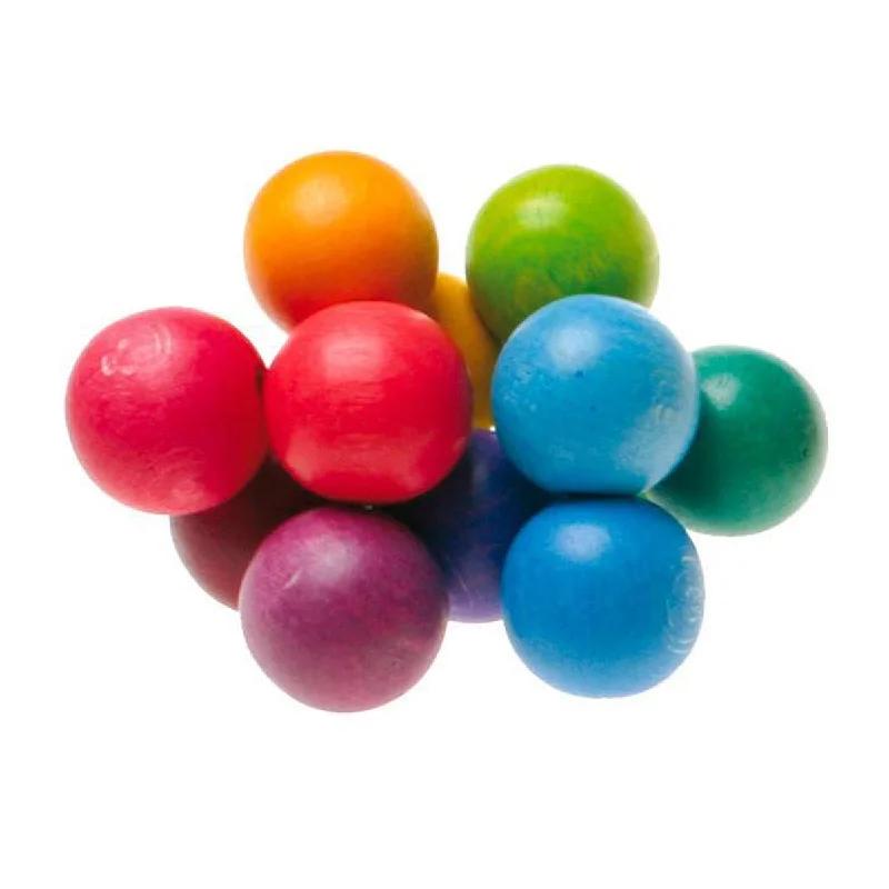 environmentally conscious wooden toys                 Grimm's rainbow beads grasper