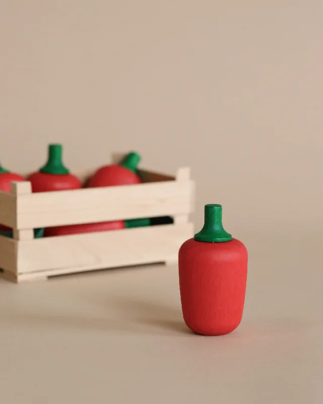 safe and child-appropriate wooden toys for different stages of development Erzi Red Pepper Pretend Food safe and child-appropriate wooden toys for different stages of development Erzi Red Pepper Pretend Food