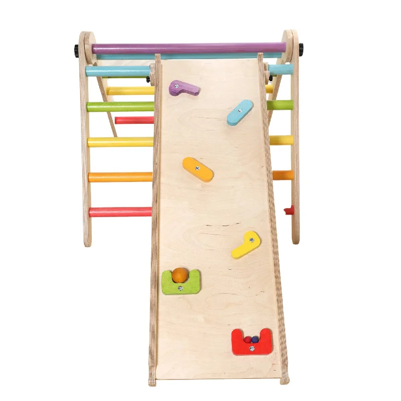 eco-friendly and safe wooden toys                   Ball Run Wooden Slide Accessory