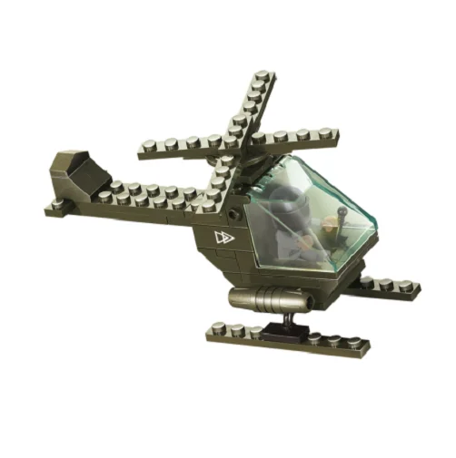 Perfect for both kids and adults LEGOSluban - Army - Battle Copter Building Bricks Set