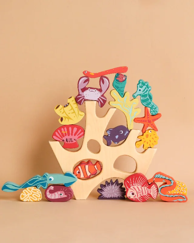 delightful wooden toys for children                   Stacking Coral Reef