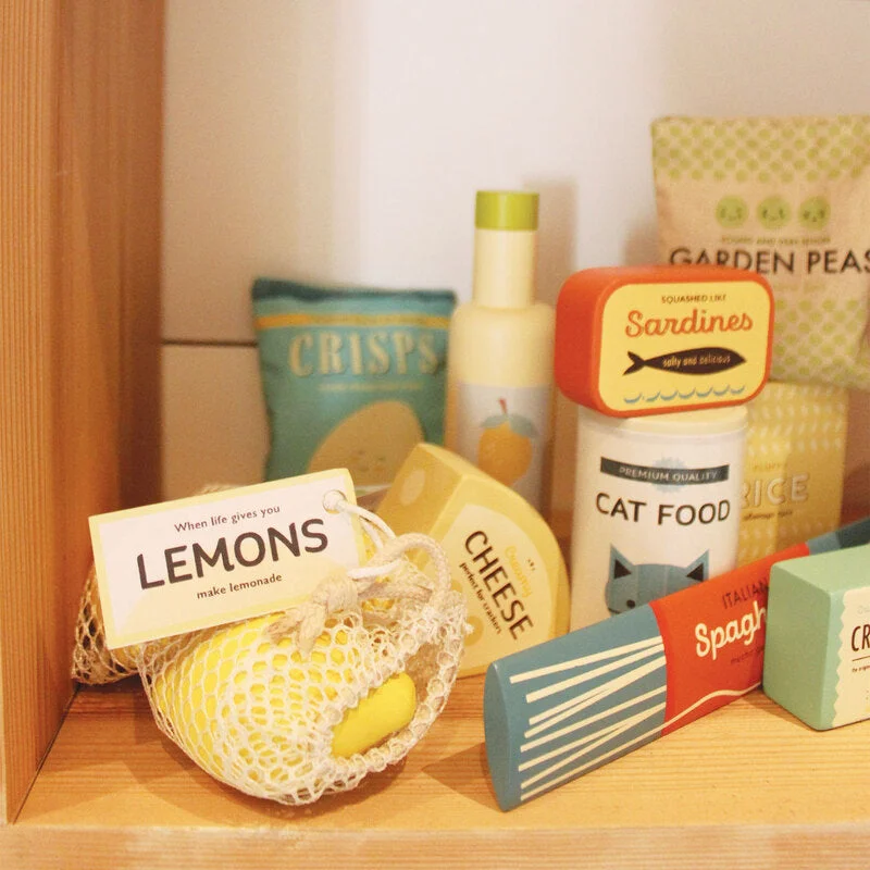 delightful wooden toys for children                   Supermarket Grocery Set