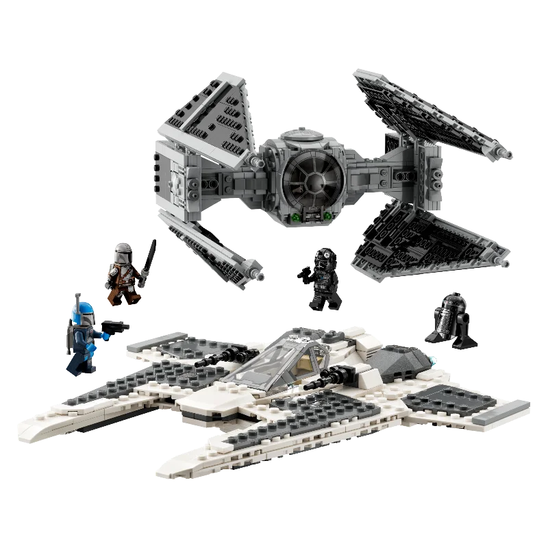 Inspiring future engineers LEGOMandalorian Fang Fighter vs. TIE Interceptor™