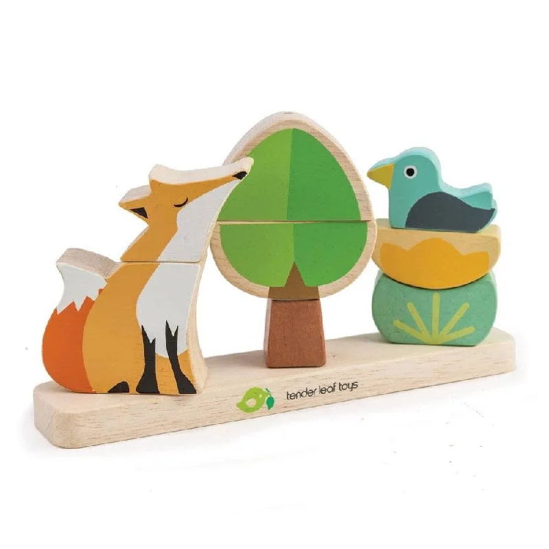 playful wooden toys                  Foxy Magnetic Stacker