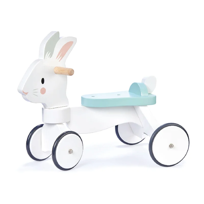 enchanting wooden toys for children                   Wooden Rabbit Ride On Toy