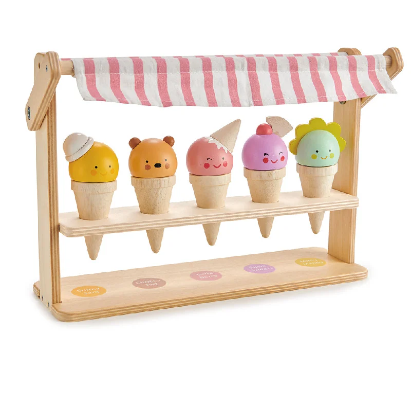 enchanting and whimsical wooden toys that captivate attention                   Tender Leaf Toys Scoops and Smiles