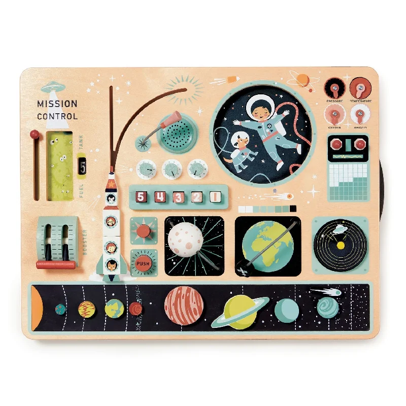 delightful wooden toys for children                   Wooden Space Station