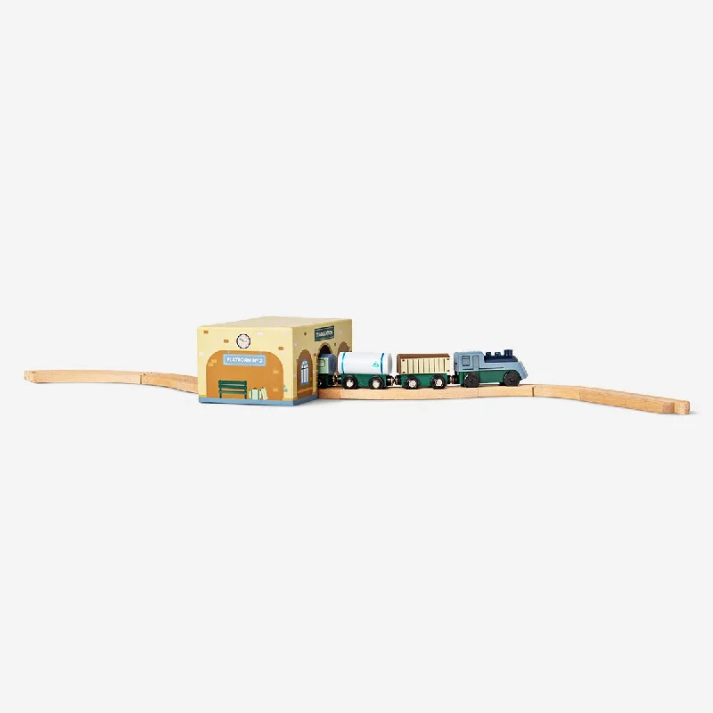 safe wooden toys for babies              Train set