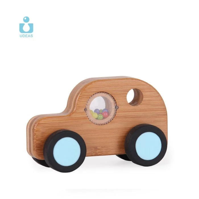 educational wooden toys                   Udeas Bamboo baby car SUV