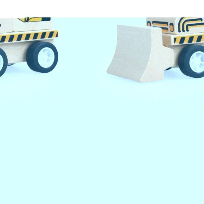 traditional wooden toys                   Udeas Varoom Click Car Bulldozer