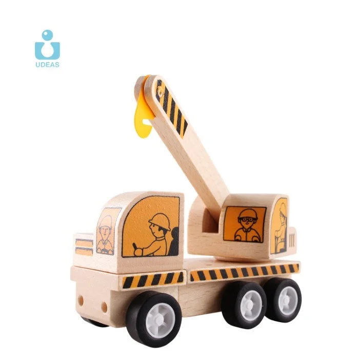 sustainably sourced wooden toys                   Udeas Varoom Click Car Crane