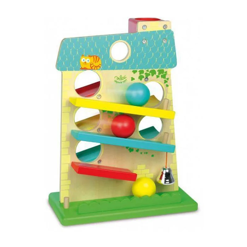 imaginative wooden toys                  Vilac house of balls track