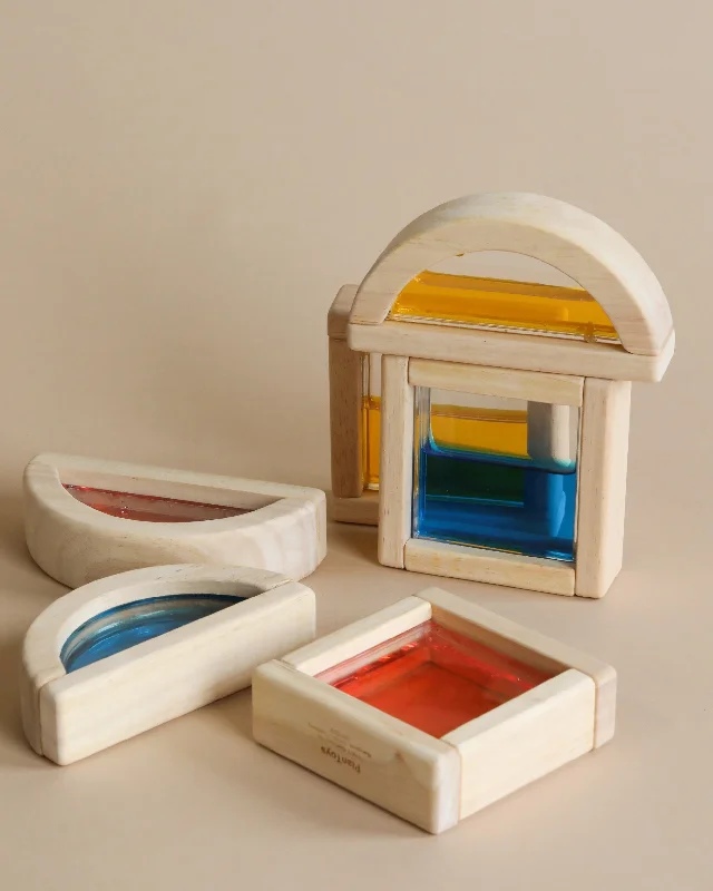 whimsical wooden toys                   Wooden Water Blocks