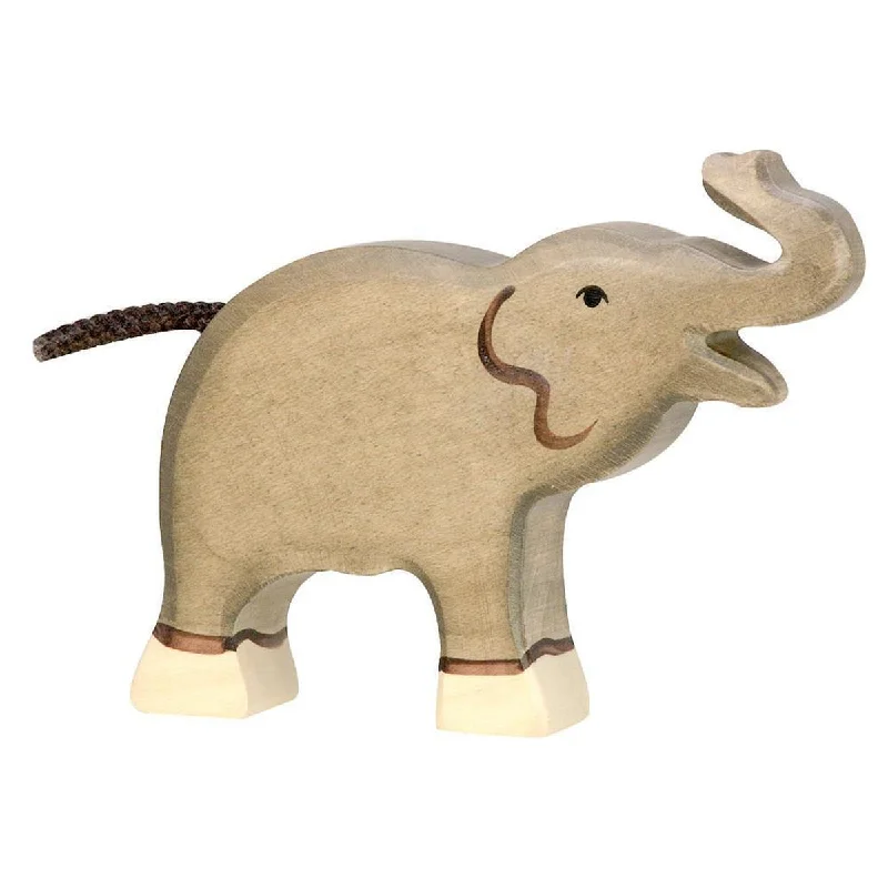 safe wooden toys for babies              Holztiger elephant baby