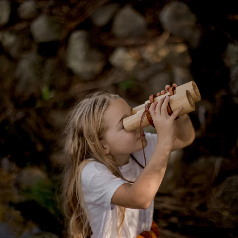 safe and durable wooden toys                   Wooden Binoculars