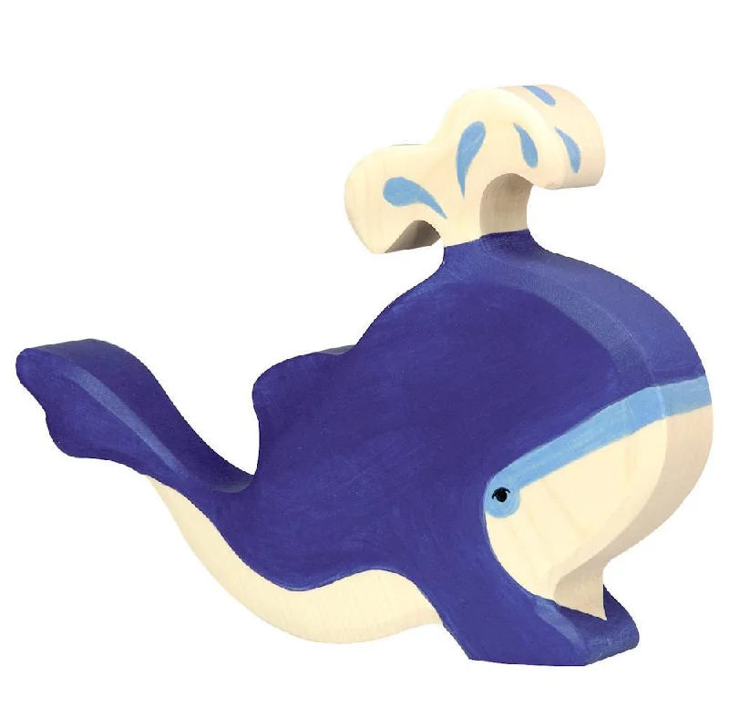 eco-conscious wooden toys that promote sustainability                   Holztiger wooden blue whale
