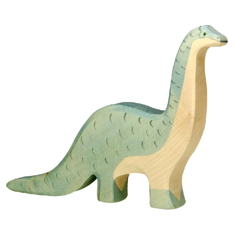 beautiful and detailed wooden toys that inspire creativity                   Holztiger brachiosaurus dinosaur