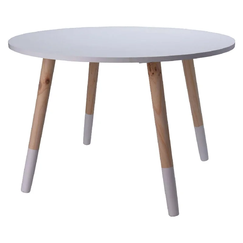 sturdy and durable wooden toys for rough play                   Wooden Children's Round Table and 2 Chairs
