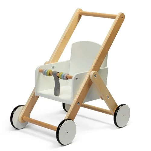 naturally finished and non-toxic wooden toys                   Wooden Doll Stroller
