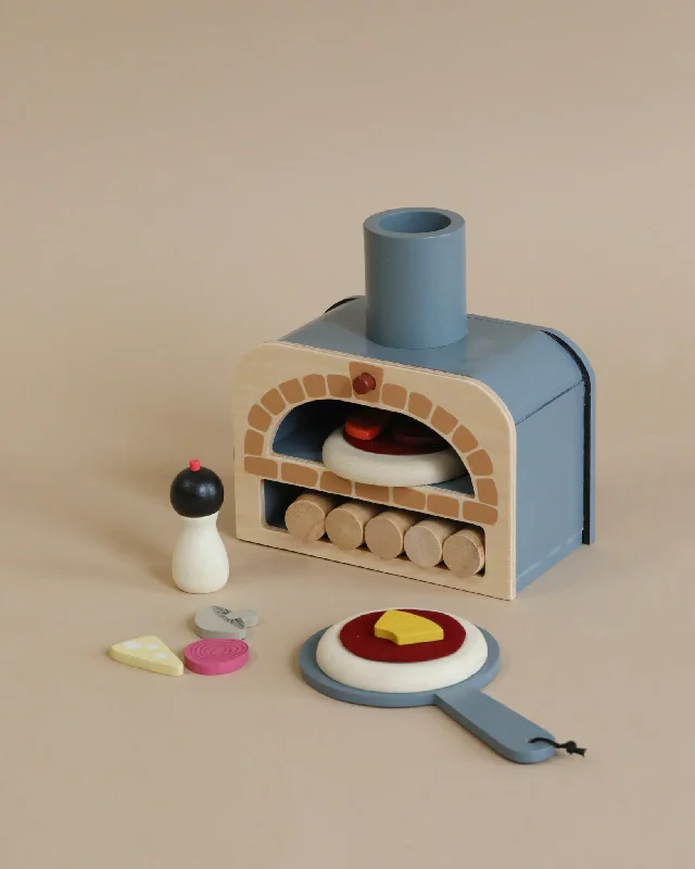intricately designed wooden toys                 Wooden Make Me A Pizza Set
